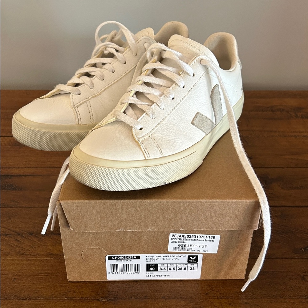 Veja Campo Size 40 white natural color